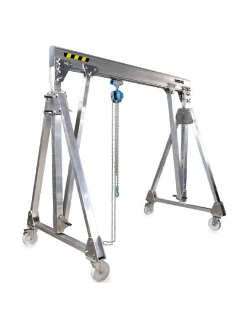 Alu-portalkraner for let konstruktion