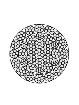 Rotationsfri stålwire 35x7