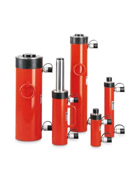 Dobbeltvirkende universal donkraft med hydraulisk retur