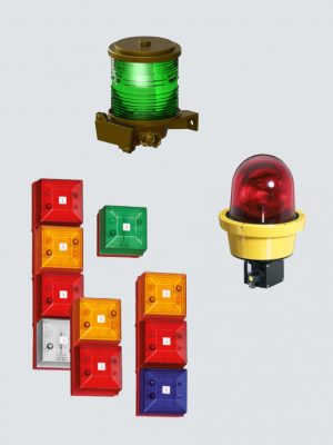 Ex optiske signallamper
