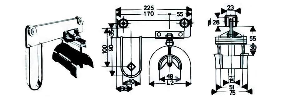 Max Fodgaard - Normaf 300 - Medbringervogn for fladkabel N3225-4260-60